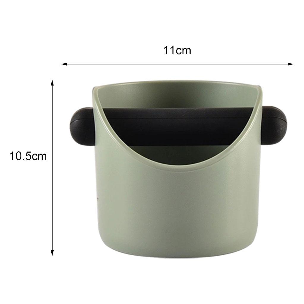 Coffee Knock Box Black Anti Slip Coffee Grind Dump Bin With Detachable Knock Bar Residue Box Coffee Tools Cafe Accessories