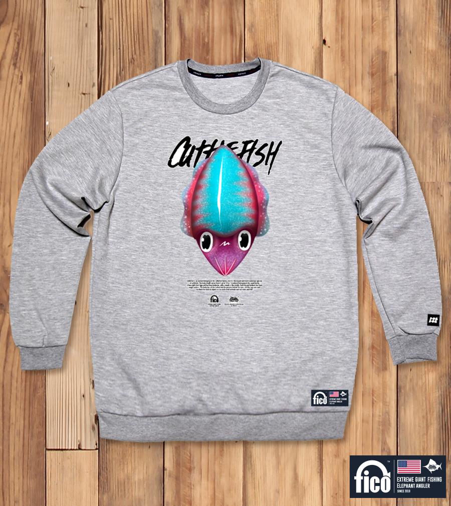 DOLDOL Fico-Mtm-170 Extreme Fishing Brand Pico Graphic Sweatshirt Long Sleeve