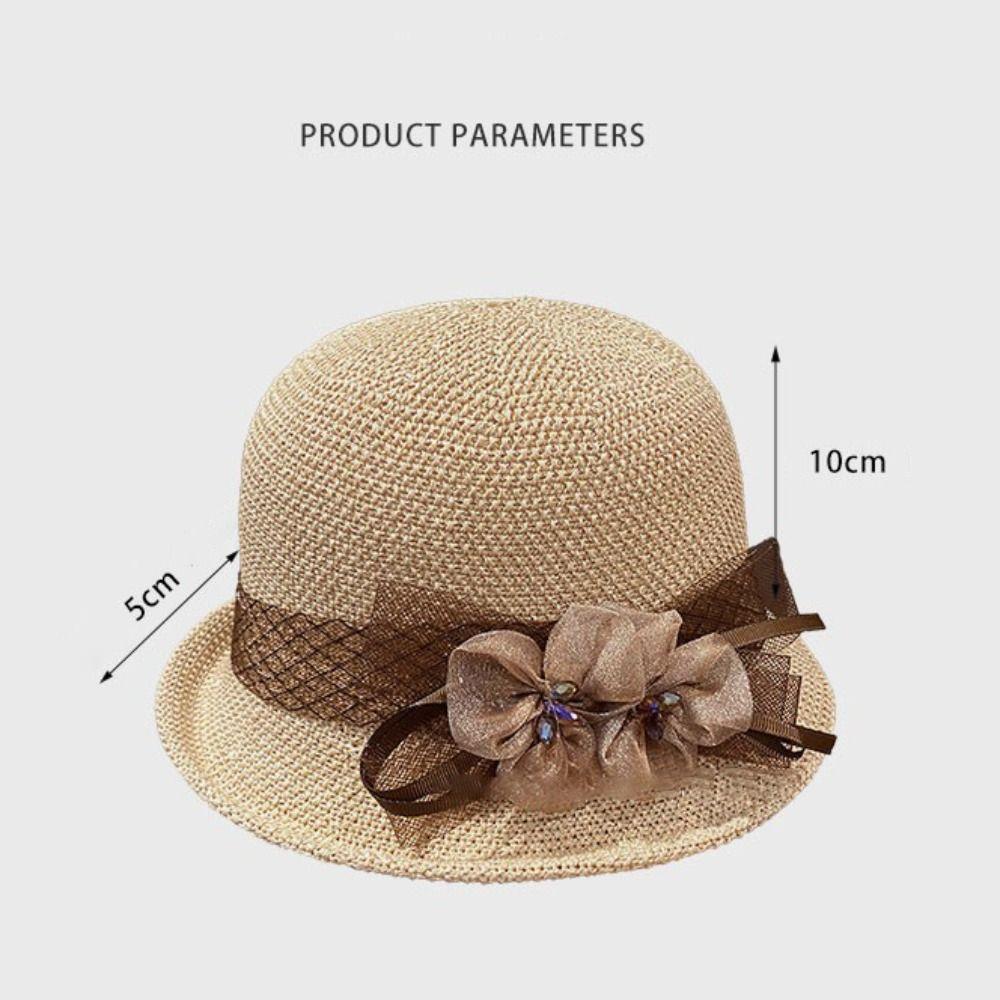 Lace Flower Fisherman Hat Casual Sunshade Cap New Women Sun Hat  Summer