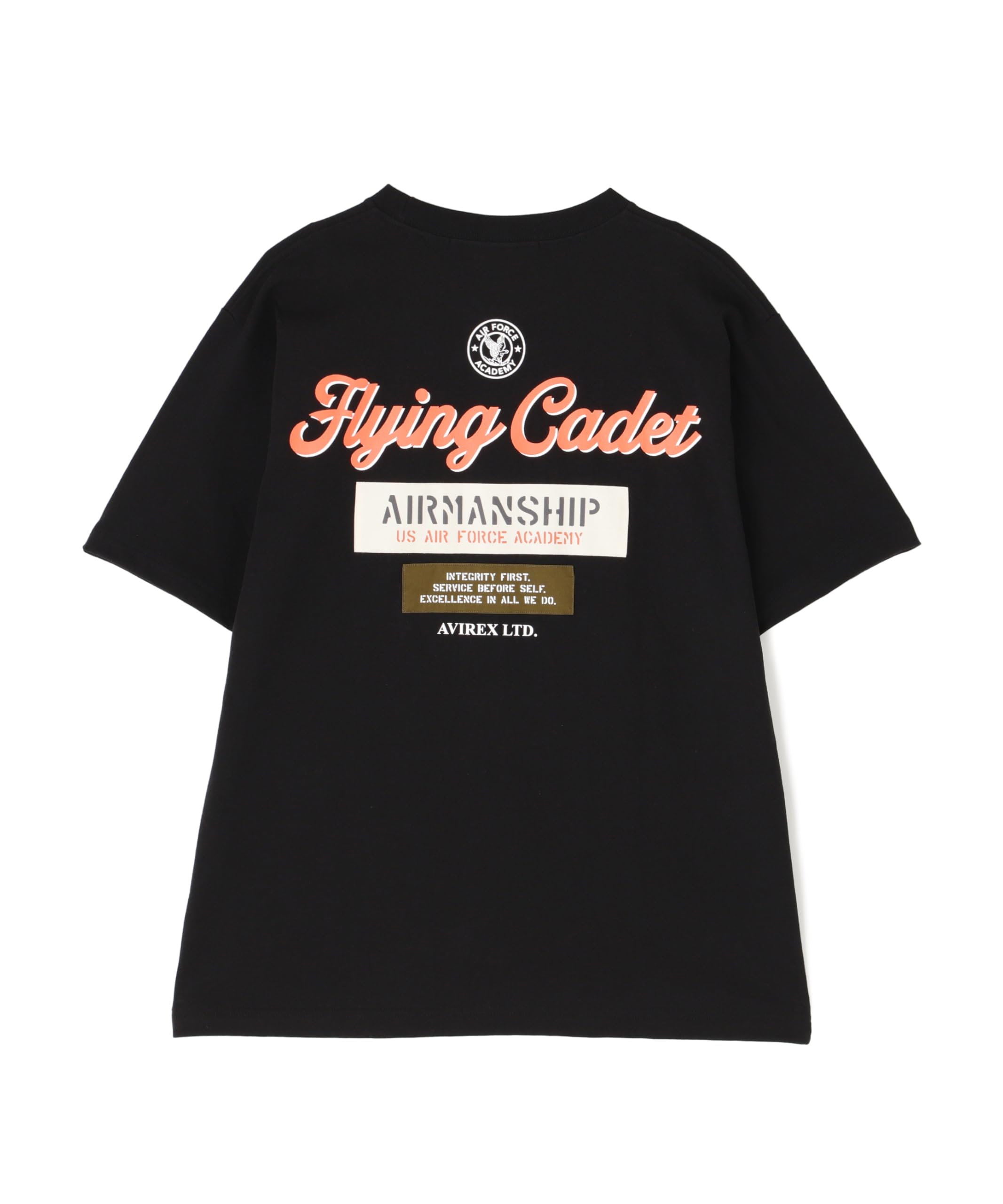 

AVIREX CADET PATCH T-SHIRT men s M black 783-5134011