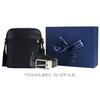 COACH Houston Cow Leather Shoulder Bag, Crossbody Bag Small Men's Black 4009-QBBK