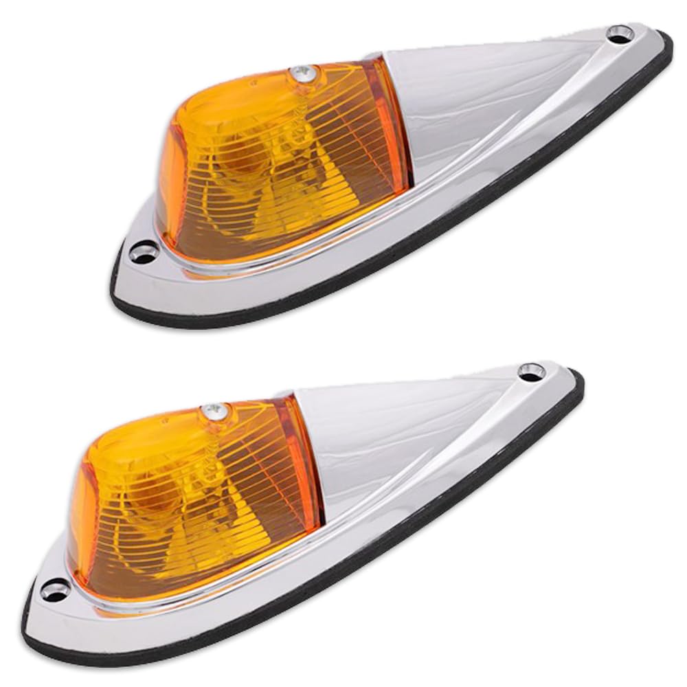 Nicheez Truck Side Marker Catfish Cab Marker Light Deco Tiger LED /24V Set of 2