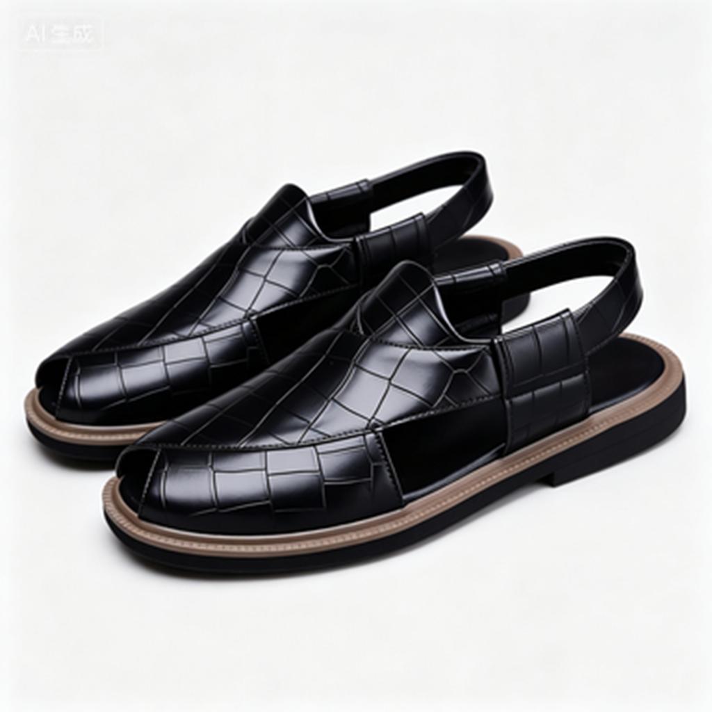 Men's Casual Summer Beach Roman Style Open Toe Slingback Sandals Breathable Lightweight Slip On Outdoor Walking Shoes
