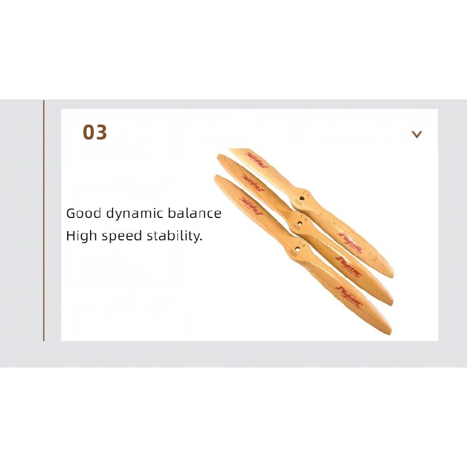 1Pc Wooden Beech Propeller CW Prop For Gas RC Airplane Engine Spinner 12x8 13x6 14x6 14x10 15x8 16x6 16X8 16x10 18x8 18x10