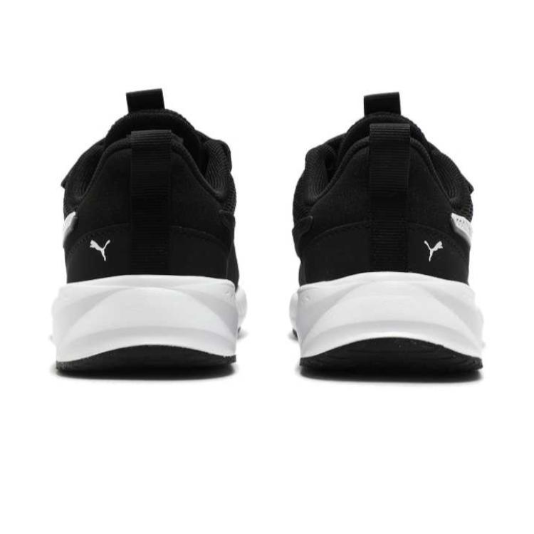 Puma Flyer 3 Ac Ps Comfortable Low Top Kids Running Shoes Kids Running Shoes Black White 401527-01