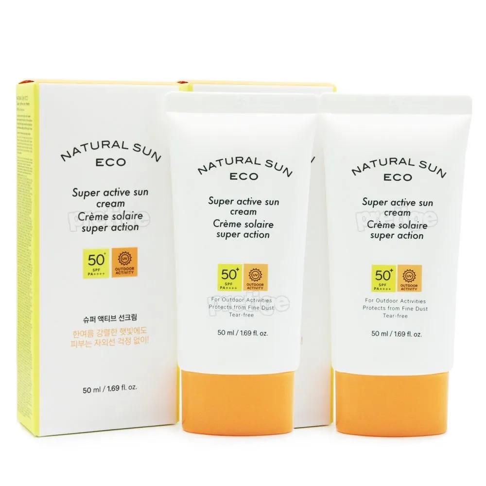 The Face Shop Natural Sun Eco Super Active Sun Cream 50ml+50ml