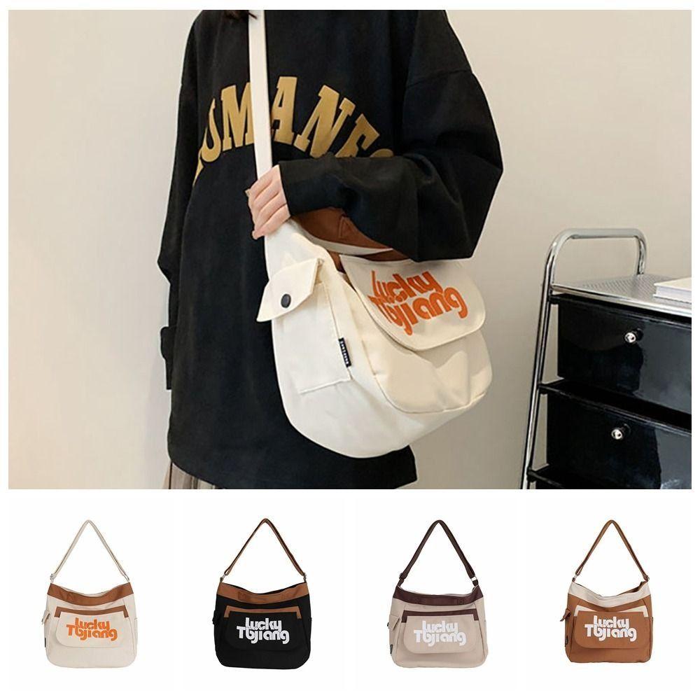 

Canvas Crossbody Bag Purses Messenger Bag Casual Shoulder Bag Women
