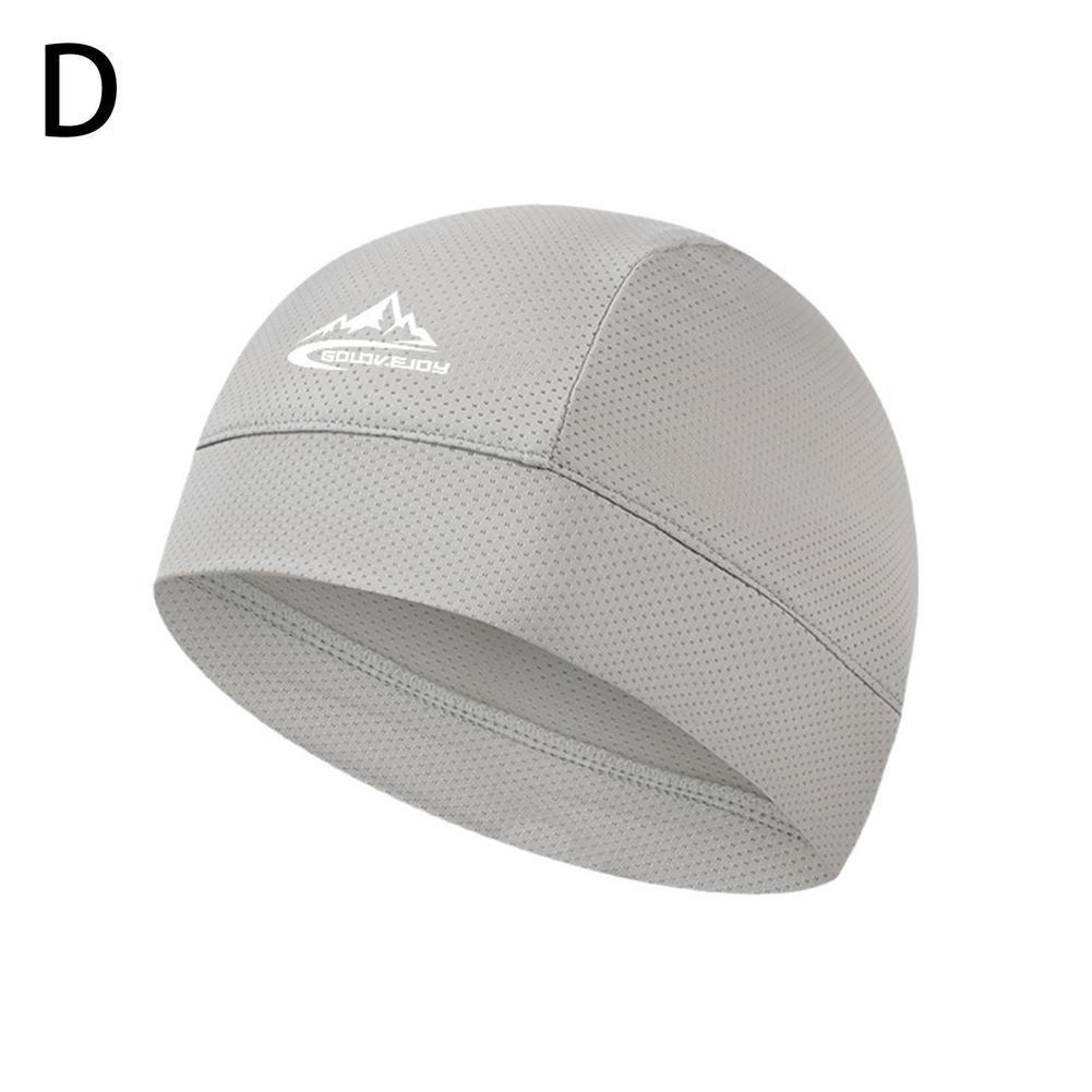 Summer Cycling Skull Cap For Men Motorcycle Under Helmet Liner Hat Sweat-Wicking Quick Dry Breathable Sports Cooling Beanie Cap