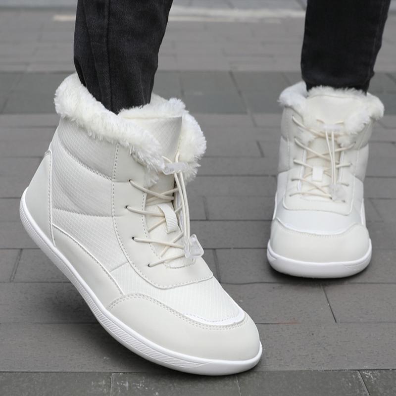 Women's Barefoot Snow Boots Plus Velvet Warm High-top Cotton Shoes Women's Outdoor Warm Casual Shoes
