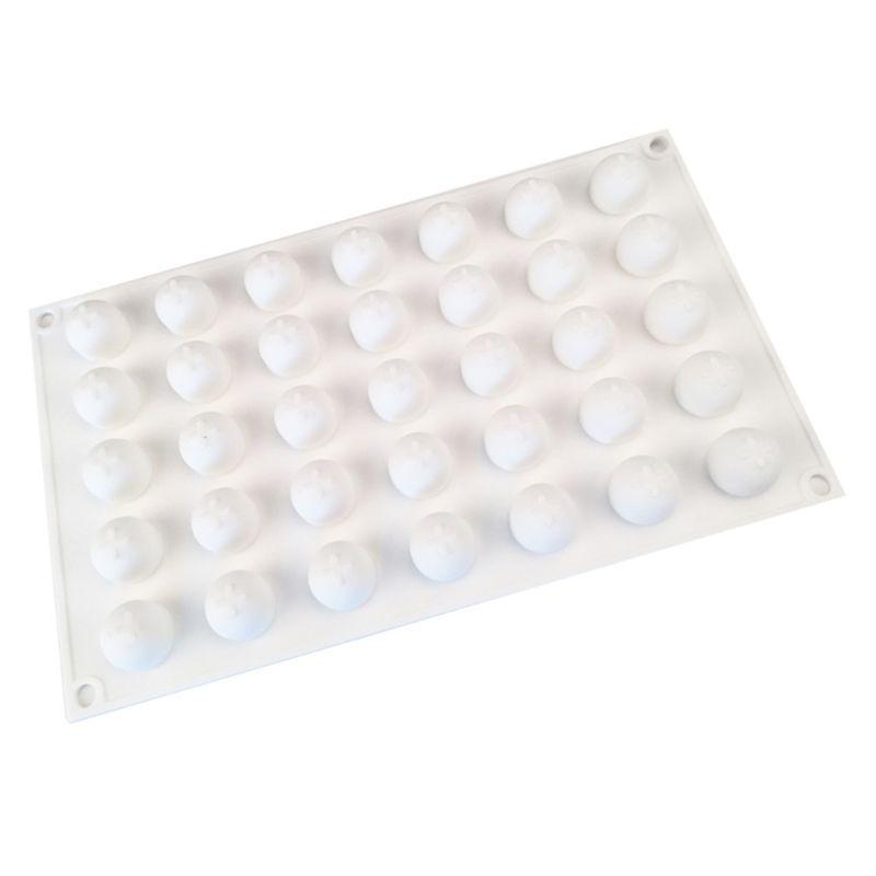 35 Cavity Round Sphere Ball Silicone Mold Cake Decorating Mousse Dessert Past top sale