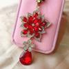 Vintage Flower Pendant Necklace for Girls Women Fashion Long Chain Necklace Charm Sweater Necklace Engagement Jewelry Gift