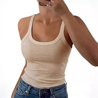 Damen Einfarbige Lässige Weste Schlanke Camisole Sportweste