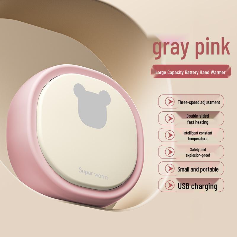 Little Bear USB Rechargeable Hand Warmer - Customizable Logo, Baby and Student Safe.