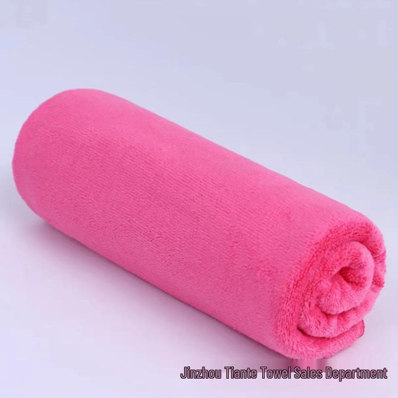 Ultra-Fine Fiber Absorbent Hair Wrap Towel - Thickened Style, 35x75cm Thickened 35*75 темно-розовый