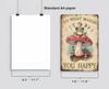 Do What Makes You Happy Vintage Metal Tin Sign Inspirational Wall Art for Home, Restaurant, Bar, Cafe, Garage Workshop Decor