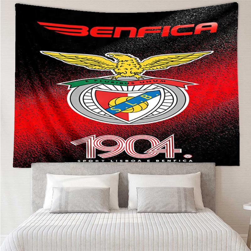 1PC Ben Football Crest Printed Tapestry Room Decoration Wall Hanging for Living Room Bedroom, Dormitory, Birthday and Christmas Gifts