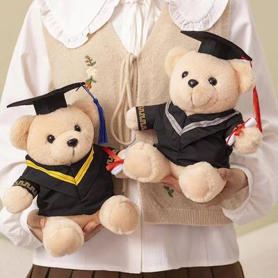 Kindergarten Graduation Gift High School Primary School Bear Doll Plush Toy Commemorative Gift Dr. Bear