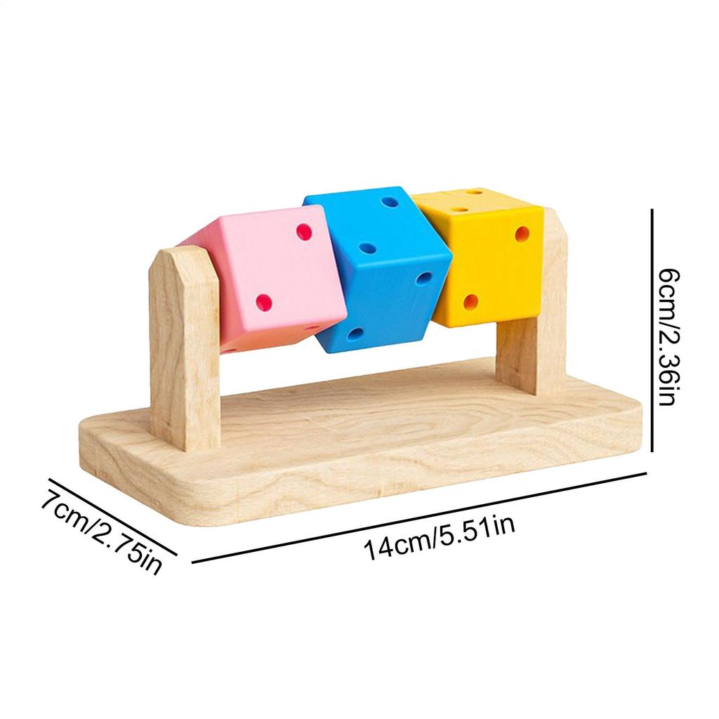 Hamster Chew Blocks Hamster Enrichment Toy Bite Safe Craftsmanship Natural Hamster Chew Toys Wood Hamster Chew Toys