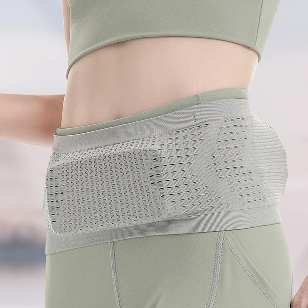 Slim Running Belt Bag Ultra-thin Breathable Large Capacity Fanny Pack Multifunctional Invisible Phone Storage Bag Women Men Sports Fitness Waist Pouch