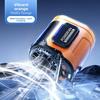 Outdoor Handsfree Waist Fan With Typec Charging For Construction And Workers
