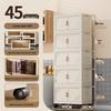 Folding Multi-Layer Plastic Storage Cabinet for Baby Clothes and Toys