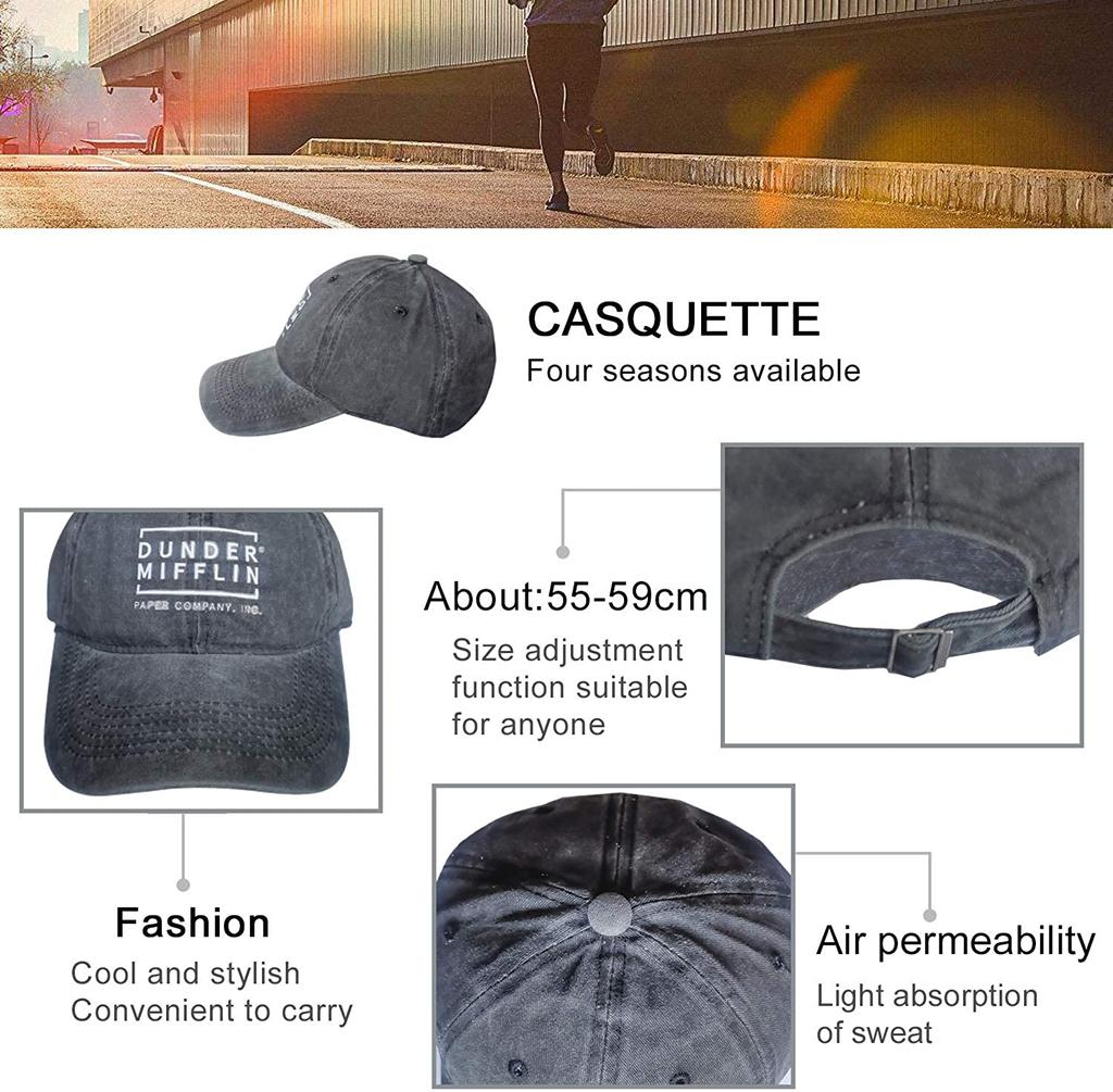 Cotton Denim Cap US National Park Logo Baseball Dad Cap Adjustable Classic Sports for Unisex Women Hat Gray