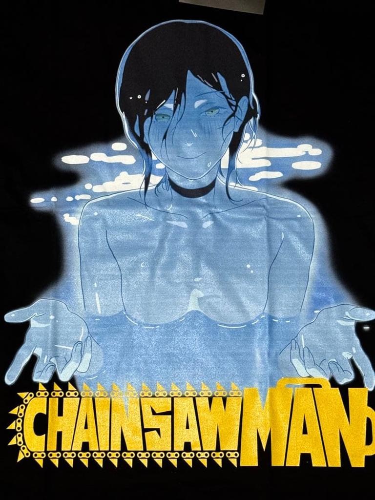 [USED] Chainsaw Man Reze Denji Anime T-shirt XL Black