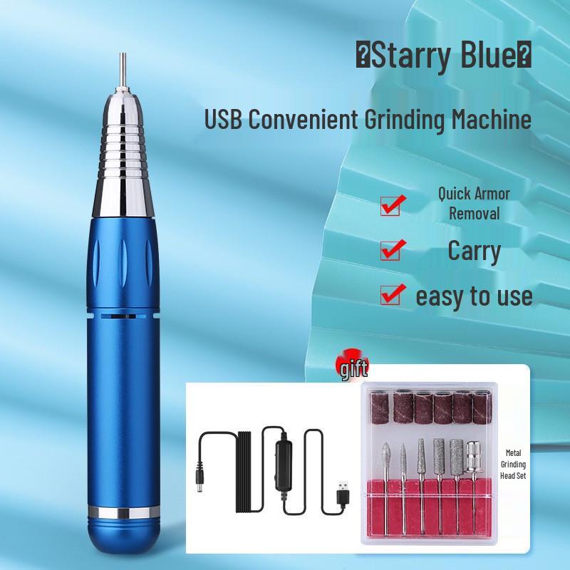 Tragbare USB-Nagelfräse 35000 U/Min mit Display & Nagelhautentferner