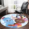1pc In the Night Garden2 Print Round Carpet Chair Round Carpet Suitable for Bedroom Living Room Home Decorative Carpet