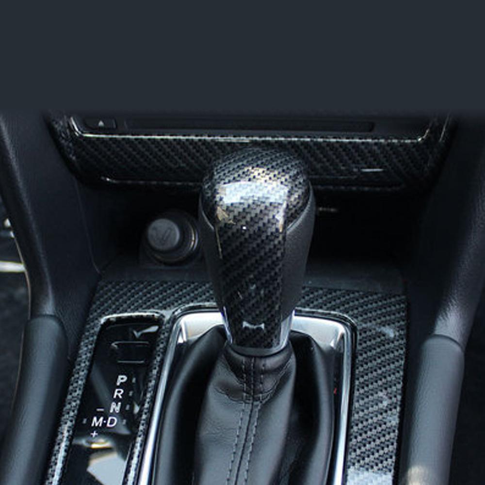 Capac de protecție autocolant pentru butonul schimbătorului de viteze pentru Mazda 2 3 6 BM GJ Demio CX3 CX5 CX8 CX9 Axela 2014 - 2022