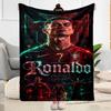 Ronaldo's Real Madrid Legend Blanket Soft Warm Cozy Suitable for Picnics Office Livingroom All-Season Use Stylish Decor Best Holiday Gift for Friends 