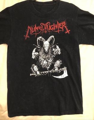 Nunslaughter band Metal Rock Unisex Kort T-shirt Bomull SB322