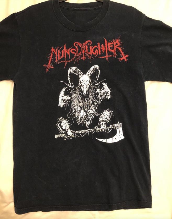 

Nunslaughter band Metal Rock Unisex Short T-Shirt Cotton SB322 XL