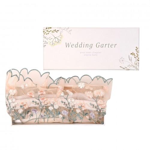 Celebrations Womens/Ladies Love Story Wildflower Garter