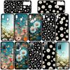 iPhone 16 15 Xiaomi Redmi Note 14 13 12 11 Pro Max X 16e Samsung Galaxy S25 S24 S23 Moto OPPO Huawei için Moda Taze Küçük Papatya Çiçeği Telefon Kılıfı