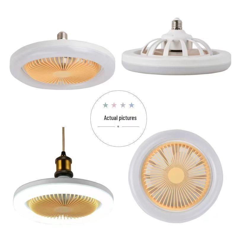 E27 Screw Mount Remote Control Fan Light Chandelier for Bedroom
