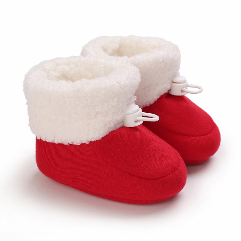 Unisex Soft Sole Snow Boots for Infants (0-1 Year)