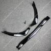 Front Bumper Lip Body Kit Spoiler Splitters for Mercedes C Class W205 S205 C180 C200 C220 C250 C300 2015-2018 Gloss Black ABS