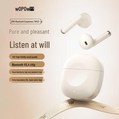 WOPOW TWS31 True Wireless Half-In-Ear Bluetooth Earbuds