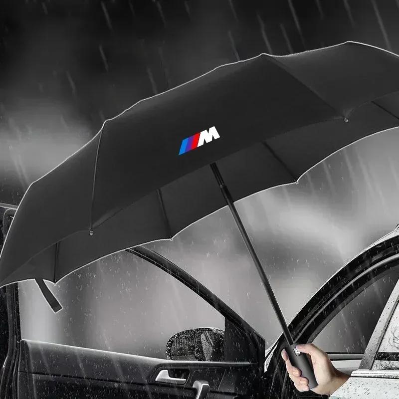 Umbrelă cu Logo Auto Pliabilă Automată Parbriz Parasolar Umbrelă Pentru Seria BMW M Performance 1 3 5 7 M3 M4 M5 M6 X1 X3 X5 X6 X7 E30