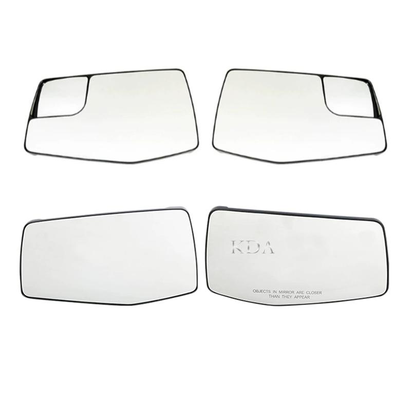 Rear Heated Blind Spot Warning Mirror Glass Cover Frame Turn Signal Light for Chevrolet Silverado 1500 GMC Sierra 1500 -2025