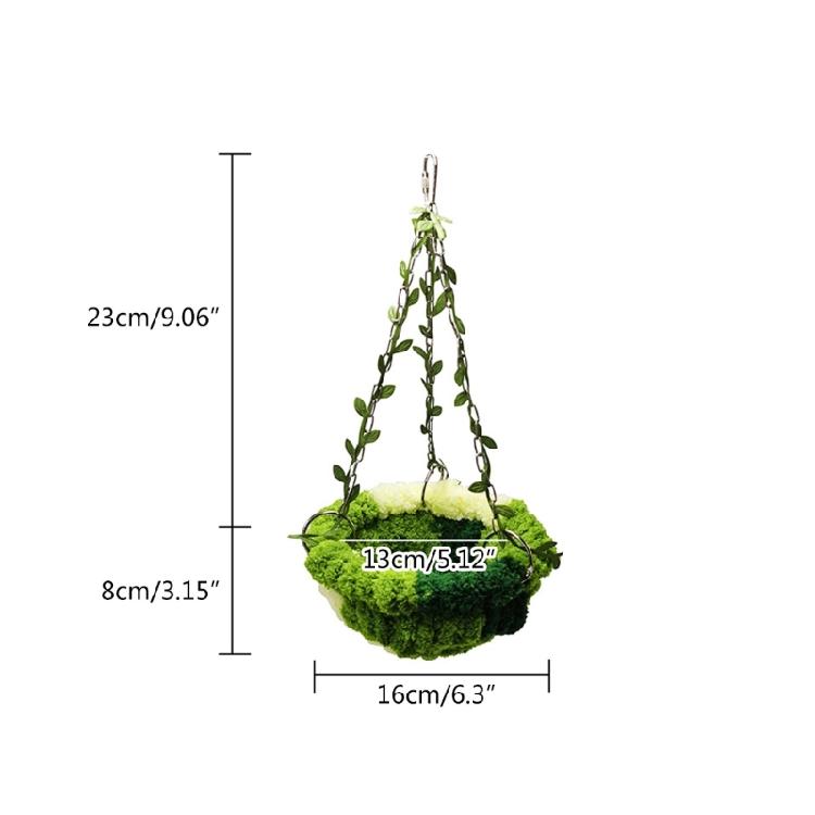 Bird Nests Parrots Warm Plush Nest Hanging Hammock Small Bird Cage Accessories