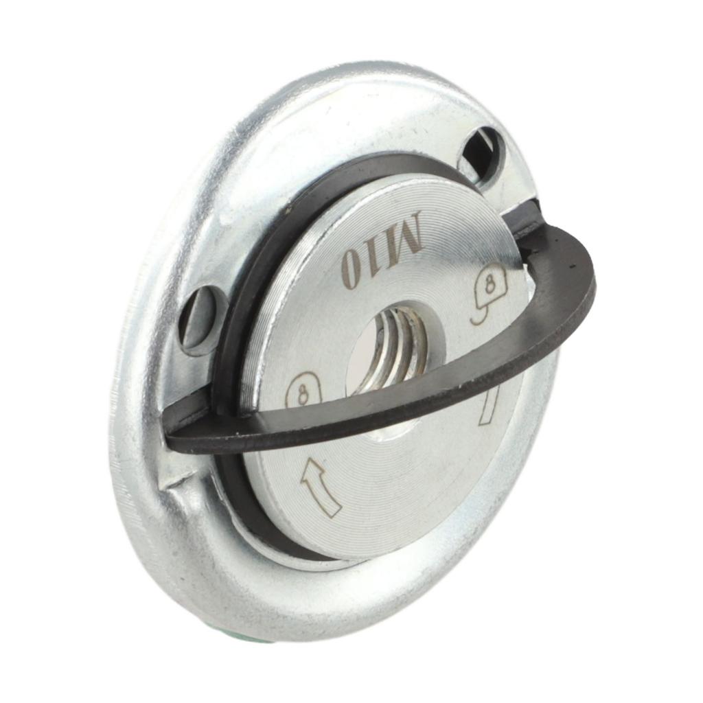 1Pc M10 Quick Release Self-Locking Grinder Pressing Plate Flange Nut Power Chuck Power Tool Accessories