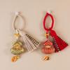 Chinese Gourd Pendant Tassel - Intangible Cultural Heritage Keychain & Bag Charm Souvenir