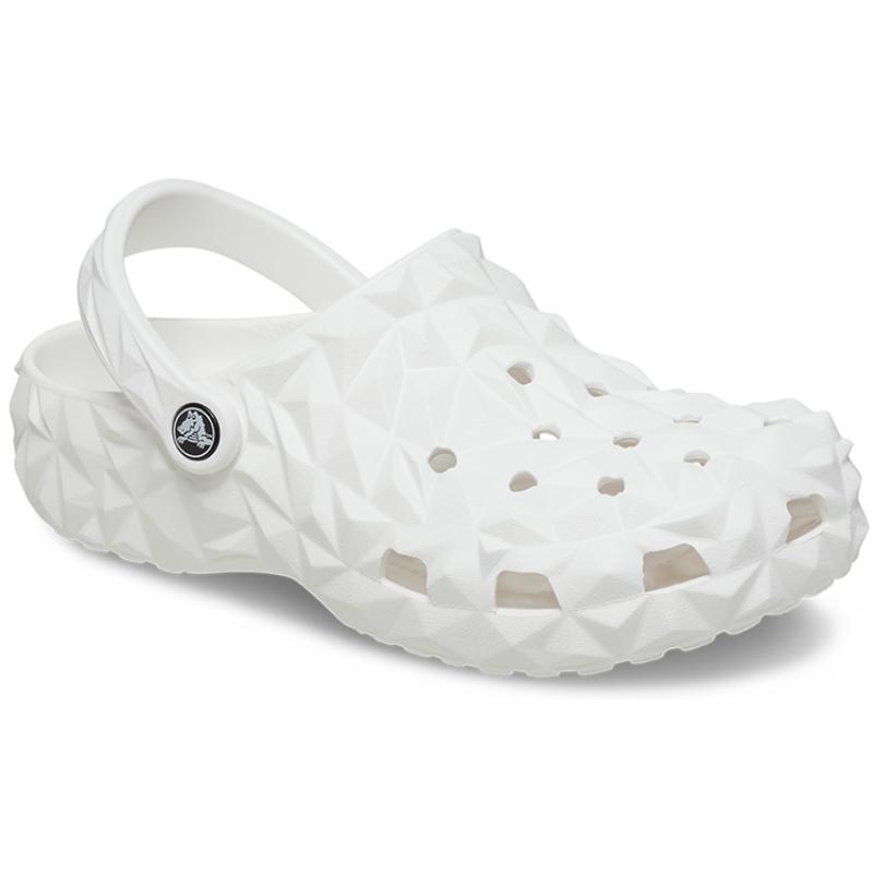 Crocs Classic Geometric Clog Sandals Unisex 'White'
