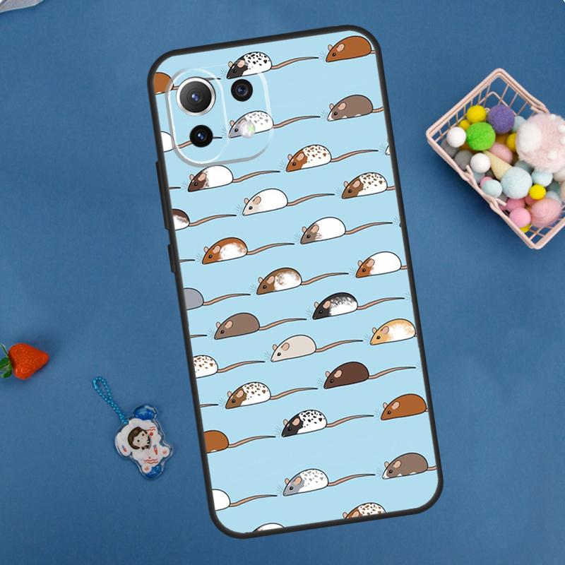 Mouse Rat Case For POCO F5 X3 X5 Pro X4 F4 GT C40 M5s F3 Cover For Xiaomi 13 12 Lite 12T 11T Pro 12X