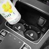 Hub Caps For Renault Koleos Captur Arkana Kadjar Megane Clio Scenic Logan Trafic Talisman 2Pcs Car Coaster Water Cup Mat Non-Sli
