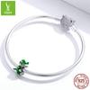 Green Dripping Crocodile Diy Beaded Accessories, Fashion Animal S925 Silver Loose Beads Bsc190