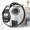 Yin Yang Guitar Musician Sticker Decal LaptopPhone Case Window Wall DecorUmbrella, Portable 3-Fold Compact Umbrella for Men & Women Gift