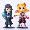 Figura de Anime Demon Slayer Kimetsu no Yaiba Kochou Shinobu figura de acción Kamado Tanjirou Kamado Nezuko figurita de juguete